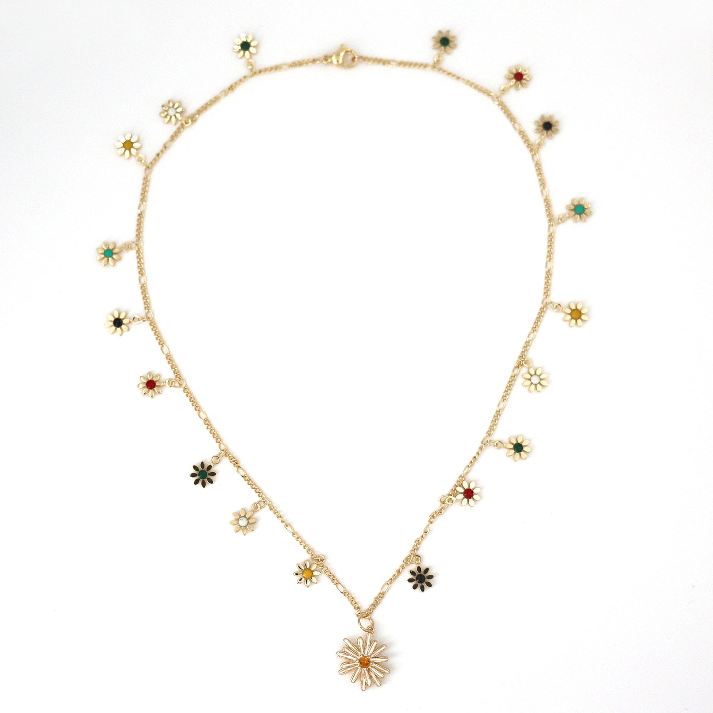 01 Fashion Flower necklace