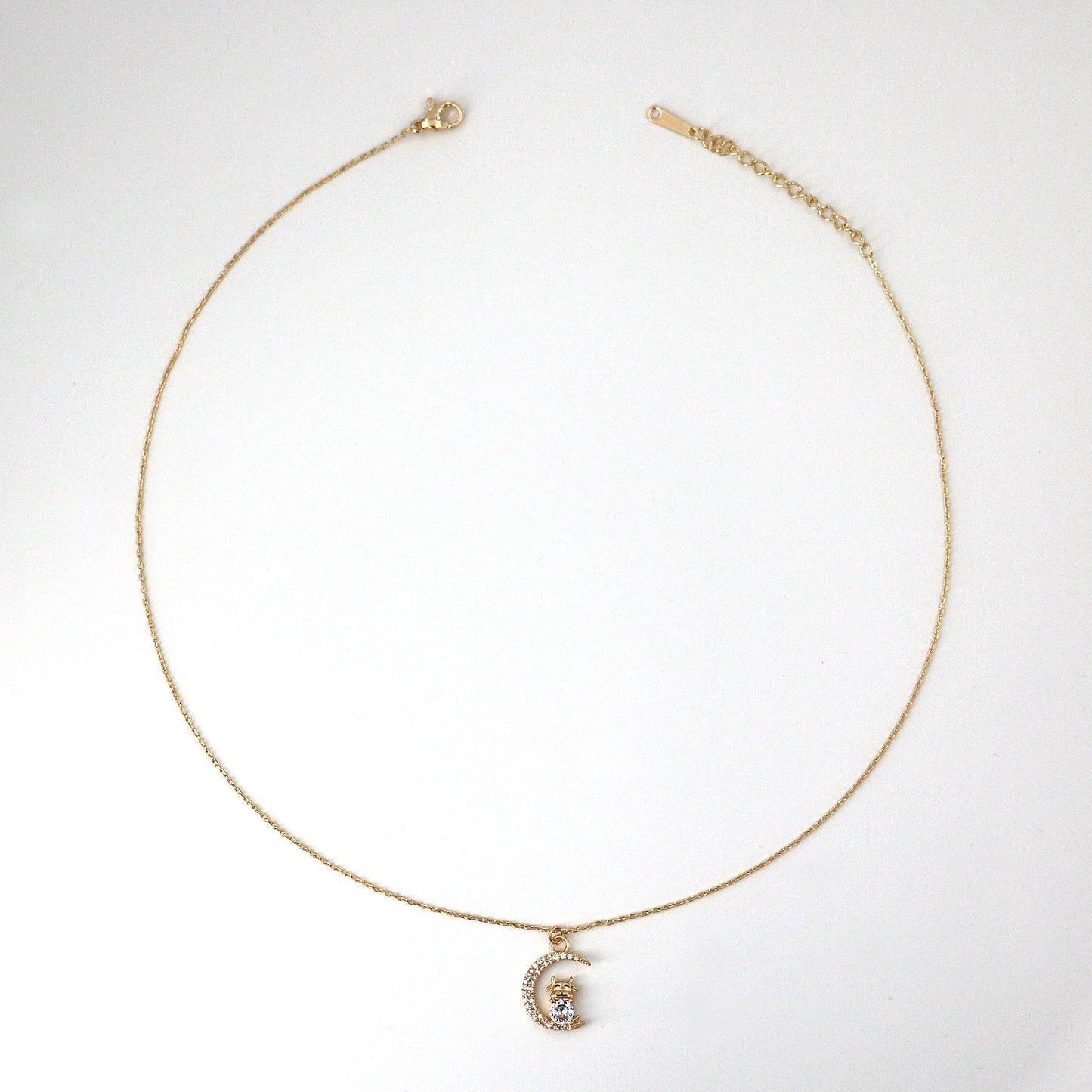 Fashion Moon Pendant Necklace