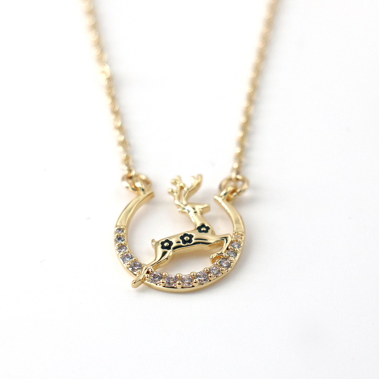 01 Fashion Deer Necklace