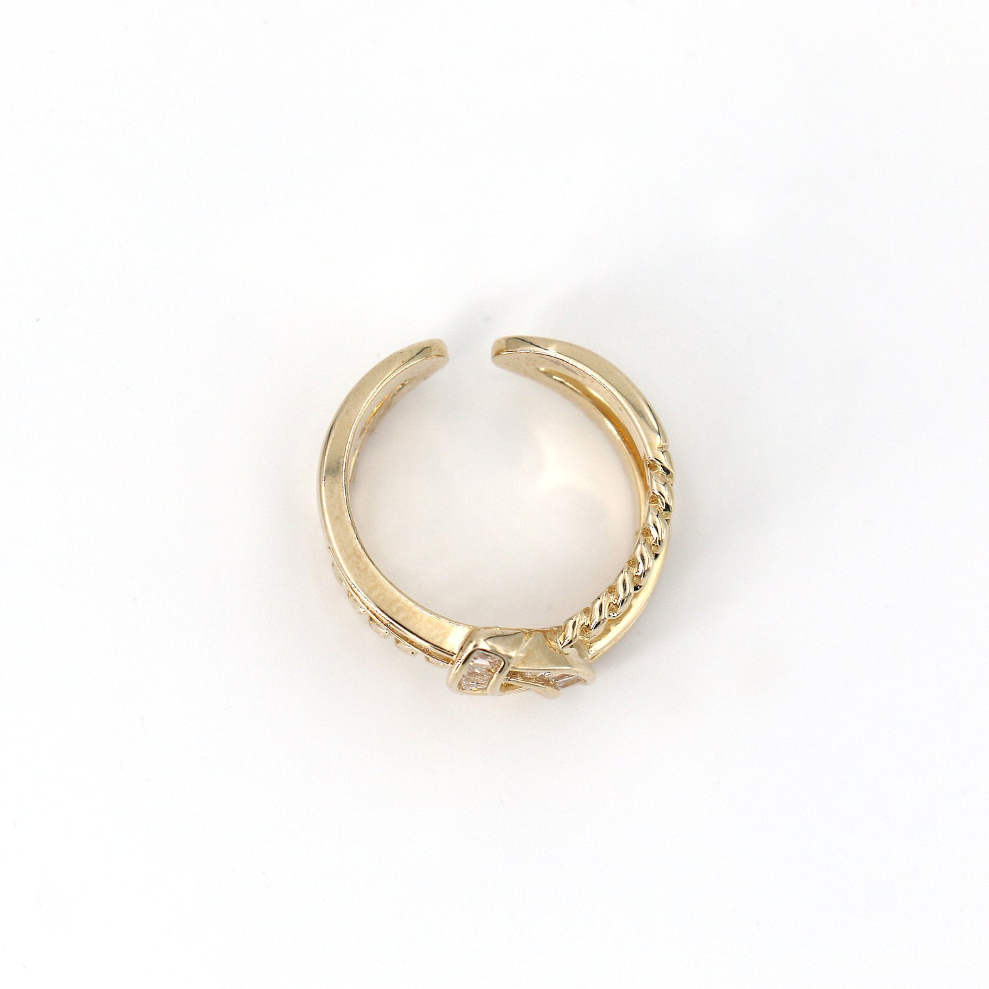 Wrapped Zircon Ring