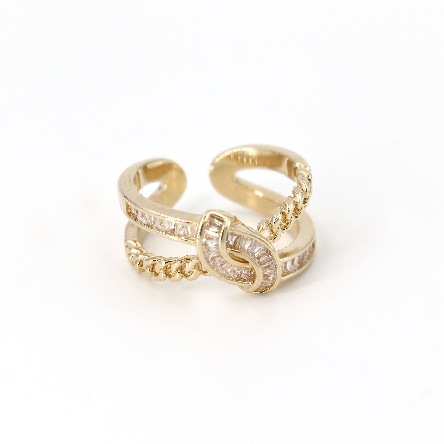 Wrapped Zircon Ring